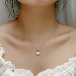 S925 Sterling Silver Moissanite Perfume Bottle Pendant Necklace