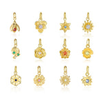 S925 Sterling Silver Pendant Set with Multi-colored Cubic Zirconia