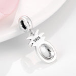 S925 Sterling Silver Pineapple Shape Pendant