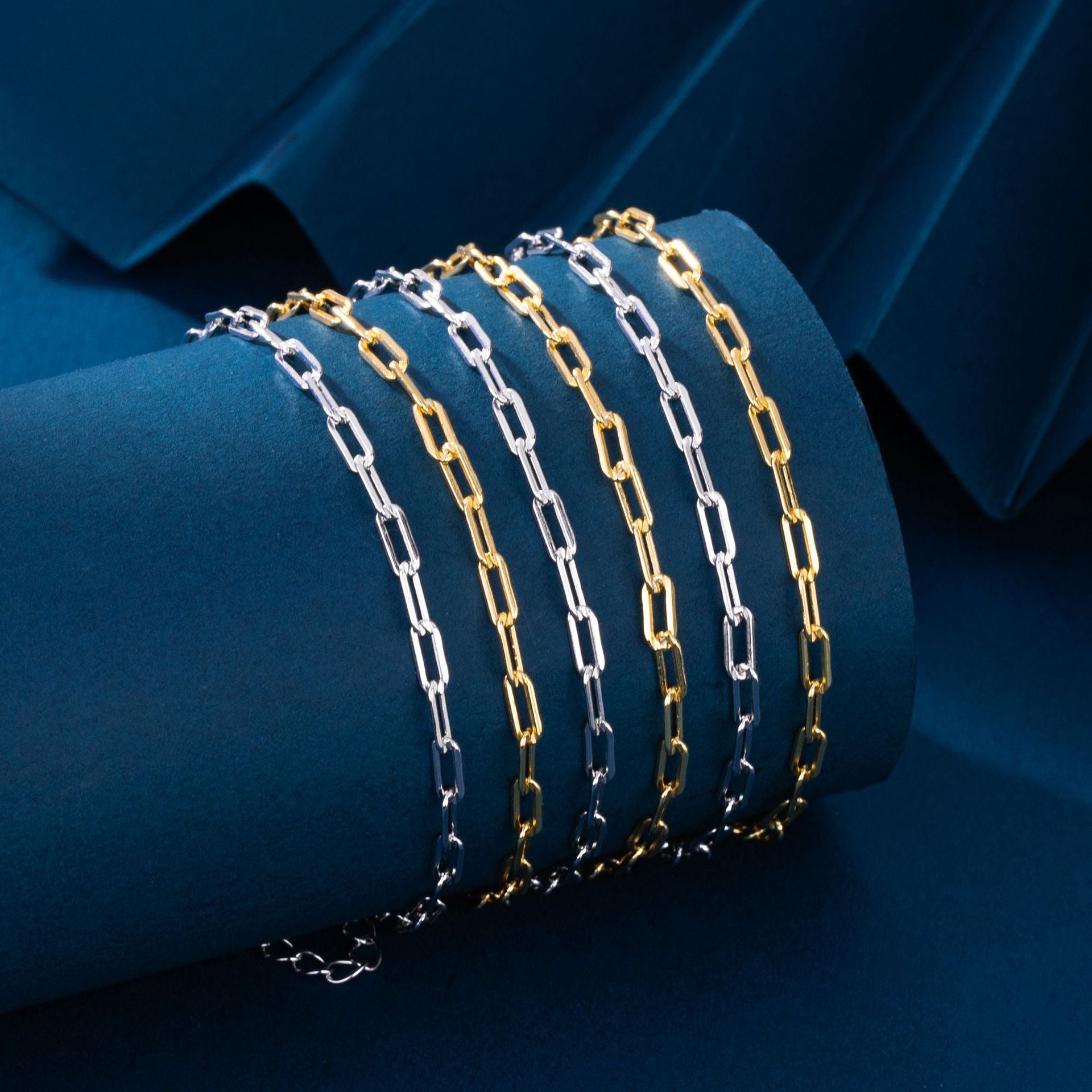 S925 Sterling Silver Cube Bracelet