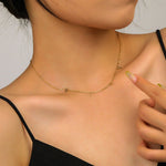 S925 Sterling Silver "NICE" Letter Necklace