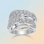 S925 Silver Moissanite Solid-Band Ring