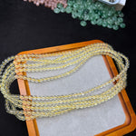 Natural Lemon Citrine Multi-Strand Bracelet