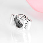 S925 Sterling Silver Music Symbol Beaded Pendant