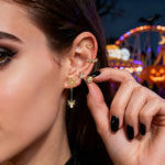 S925 Sterling Silver Cubic Zirconia Stud Earring Set(Single unit)