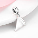 S925 Sterling Silver Pizza Pendant