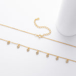 S925 pure silver zirconia ins exclusive necklace