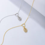 S925 Sterling Silver Simple Graceful Geometric Shell-Shaped Zircon Anklet