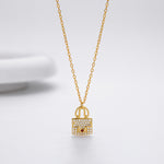 S925 Sterling Silver Fashionable Versatile Zirconia Necklace for Bags