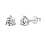 S925 Silver Moissanite Stud Earrings