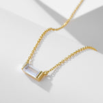 S925 Sterling Silver Zircon Inlaid Twelve Birthstone Pendants Clavicle Necklaces