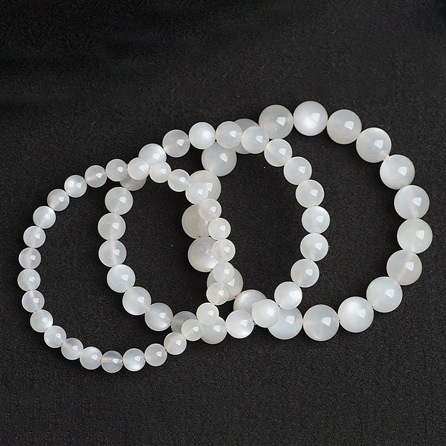 Natural White Moonstone Bracelet