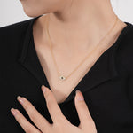 s925 Sterling Silver and Zircon Necklace