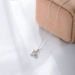 S925 Silver Zircon Inlaid Twelve Constellation Pendant Necklace