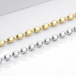 S925 Sterling Silver Rice Bead Bracelet