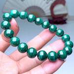 Natural Banded Malachite Bracelet