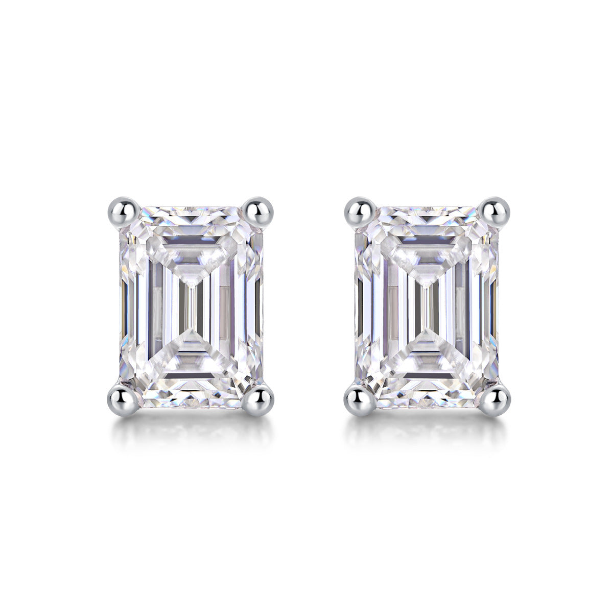 S925 Sterling Silver Moissanite Earrings