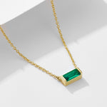 S925 Sterling Silver Zircon Inlaid Twelve Birthstone Pendants Clavicle Necklaces