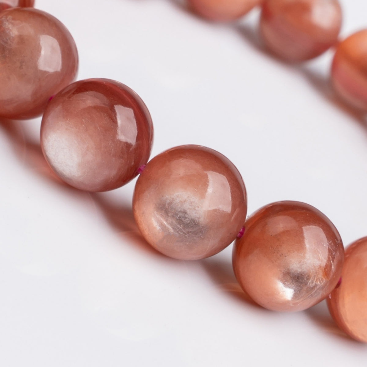 Natural Pink Lepidolite Crystal Bracelet