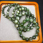 Natural Green Lepidolite Buddha Beads for Hands