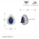 Double-layer zircon earrings and affordable luxury zircon necklace
