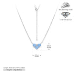 S925 Sterling Silver Niche Design Zirconia Necklace
