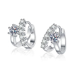 S925 Sterling Silver Moissanite Earrings