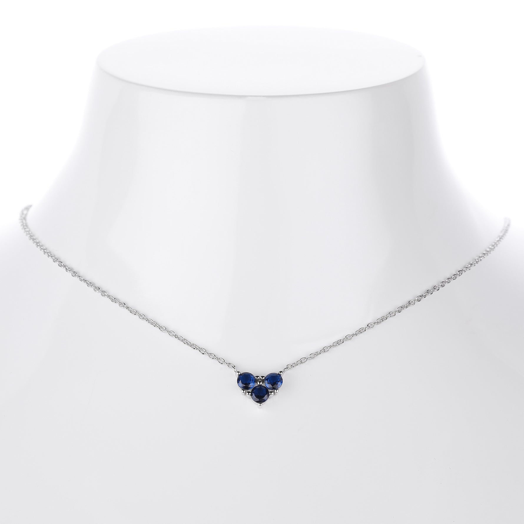S925 Sterling Silver Niche Design Zirconia Necklace