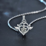 S925 Sterling Silver Moissanite the Arrow of Love Necklace