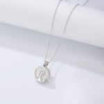S925 Sterling Silver Natural White Shell Necklace