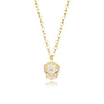 S925 Sterling Silver Necklace with Micro-set Zirconia