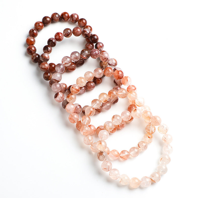 Natural Red Phantom Quartz Bracelet