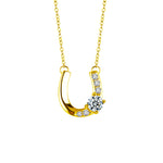 S925 Sterling Silver Moissanite Shadow Streamer Pendant Necklace