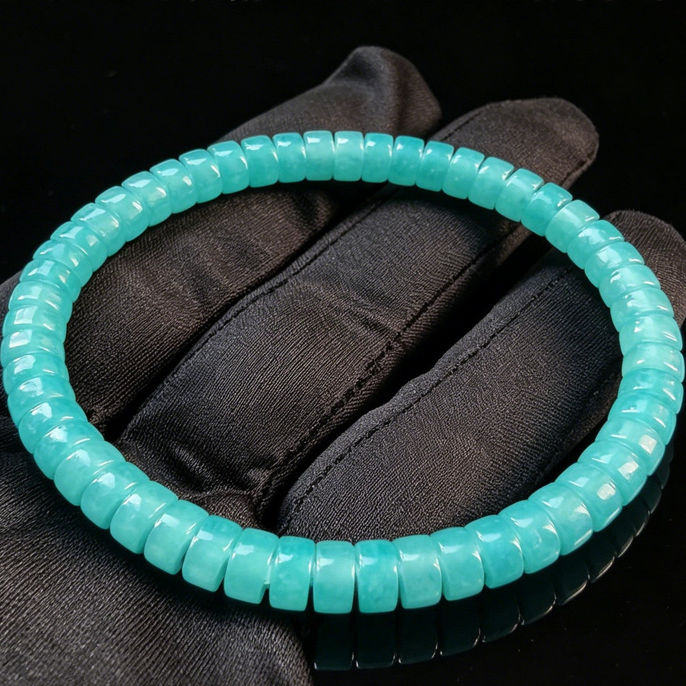 Natural Amazonite Crystal Bracelet