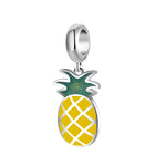 S925 Sterling Silver Pineapple Shape Pendant