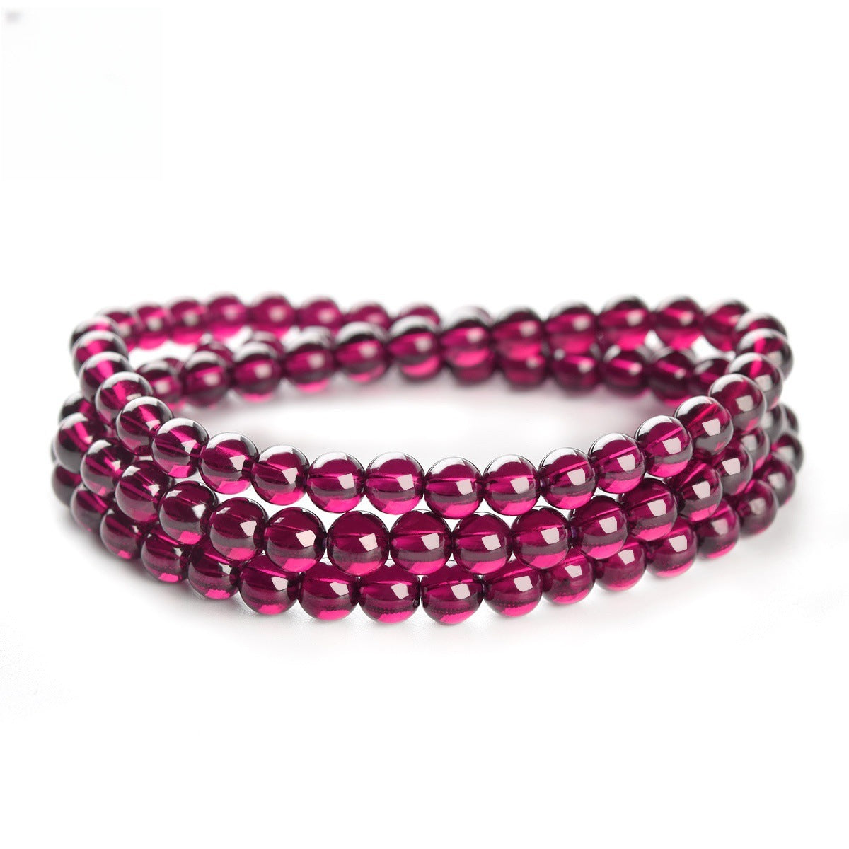 Natural Rhodolite Garnet Bracelet