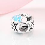 S925 Sterling Silver Dolphin Bead Pendant