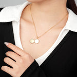 S925 Sterling Silver Opal Necklace