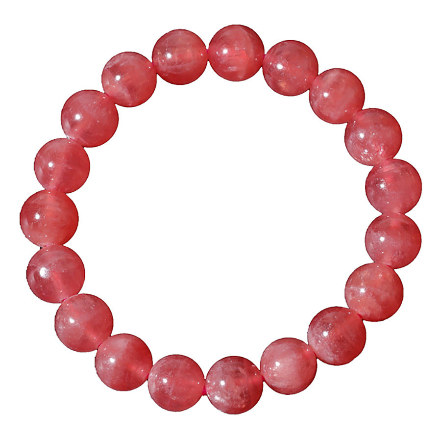 Natural Rhodochrosite Crystal Bracelet