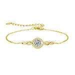 S925 Sterling Silver "Angel's Tear" Moissanite Bracele
