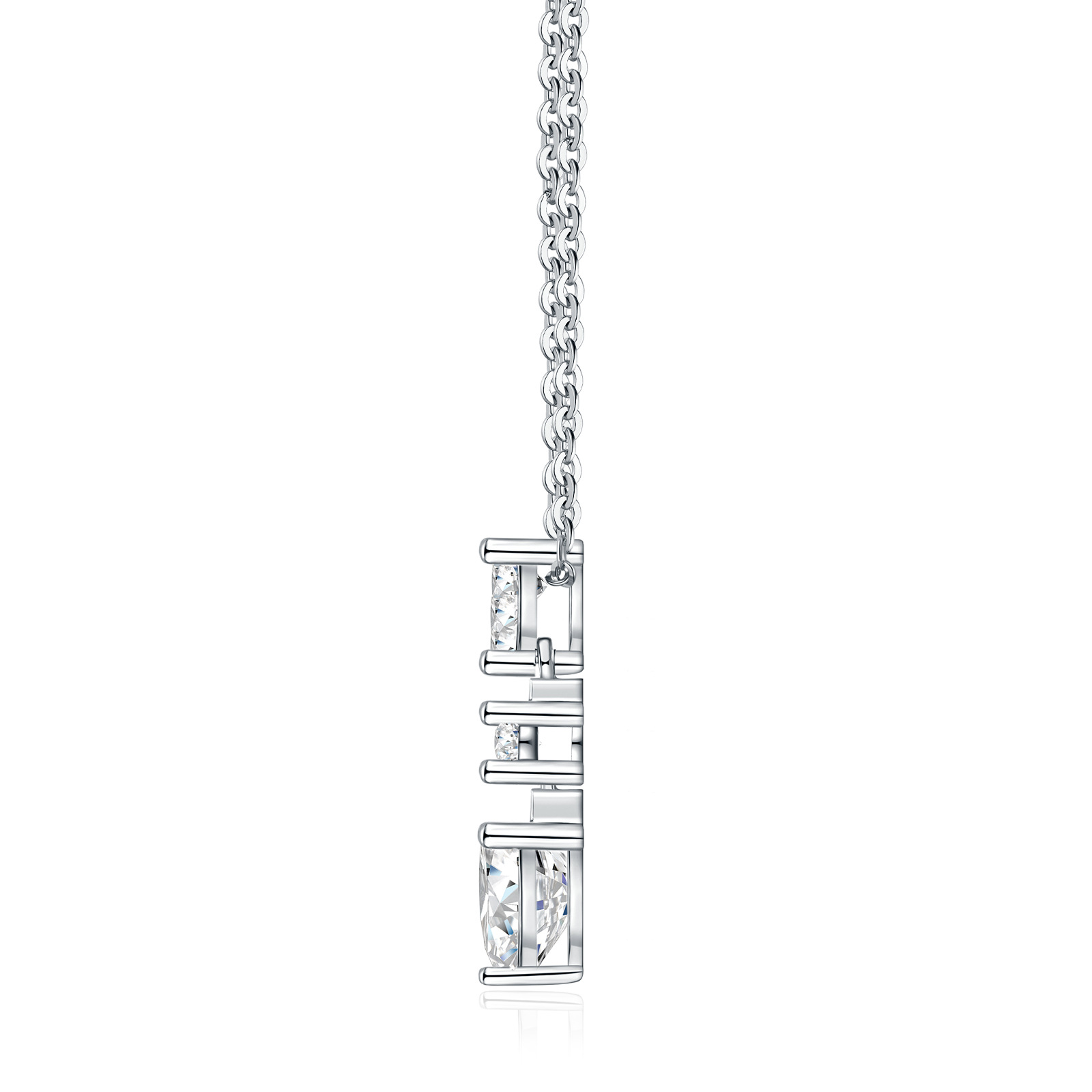S925 Silver Moissanite Necklace