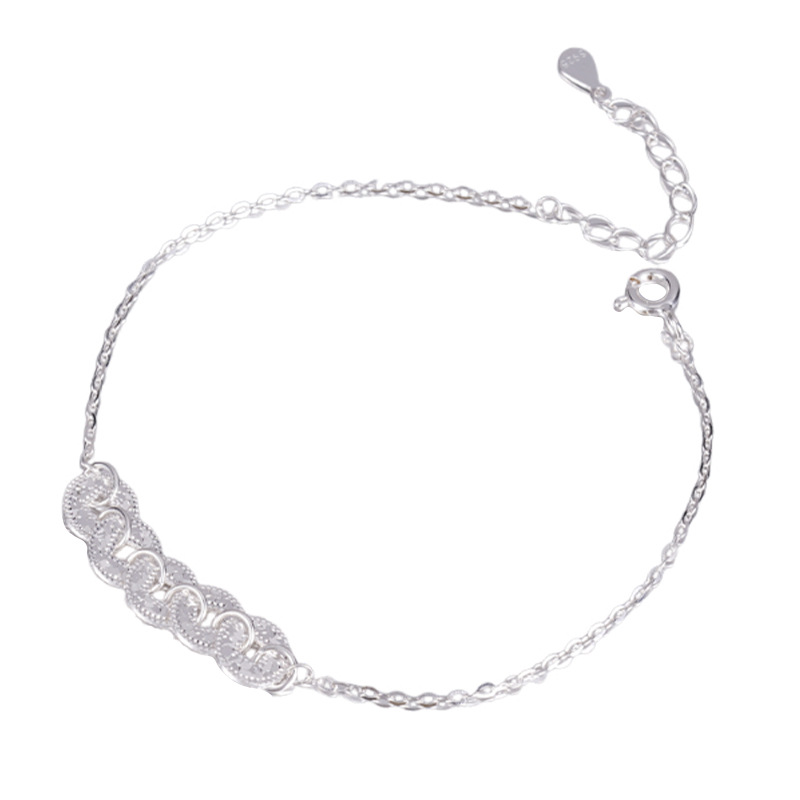 S925 Sterling Silver Ancient Coin Bracelet