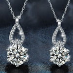 S925 Sterling Silver Moissanite Necklace