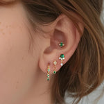 S925 Sterling Silver Zircon Stud Earrings(Single unit)