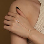 S925 Sterling Silver and Zircon Bracelet