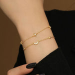 S925 Sterling Silver Bracelet Set with Zirconia