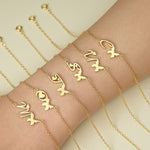 S925 Sterling Silver 26-Letter Bracelet
