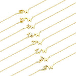 S925 Sterling Silver 26-Letter Bracelet