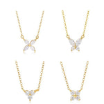 S925 Sterling Silver and Zircon Necklace
