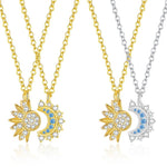 S925 Sterling Silver Sparkling Zircon Necklace
